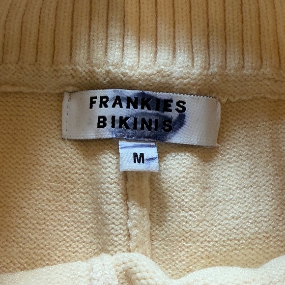 New Frankie's Bikinis Mason Cloud Knit Flare Pant 31804 - Picture 13 of 15